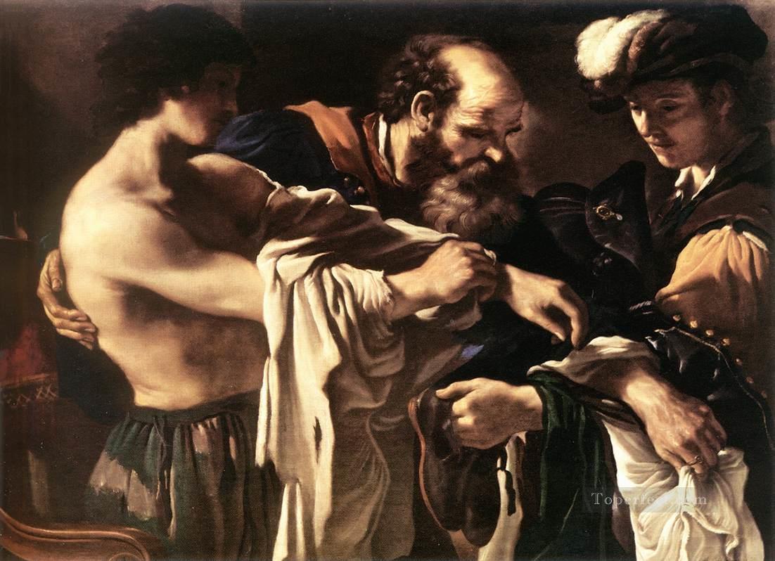 Return of the Prodigal Son Baroque Guercino Oil Paintings